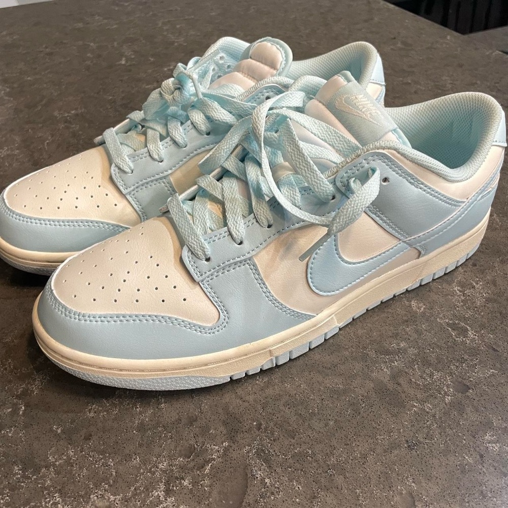 Nike Sky Blue and Cream Casual Sneakers